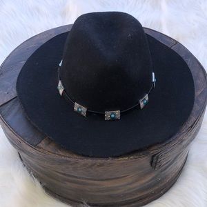 NEW!! BLACK FELT HAT
